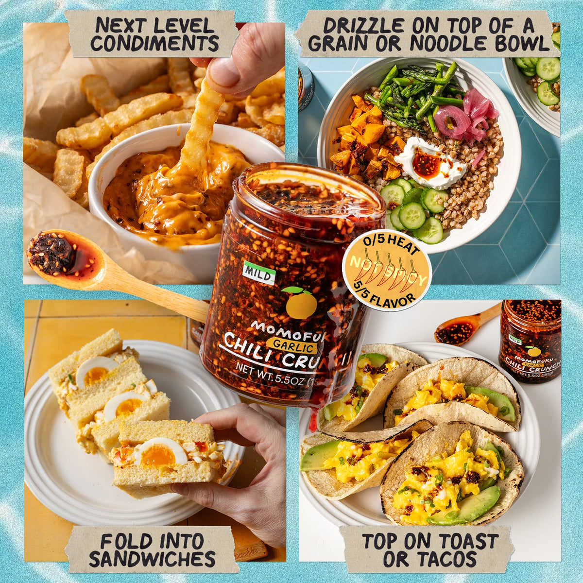 Mild Garlic Chili Crunch